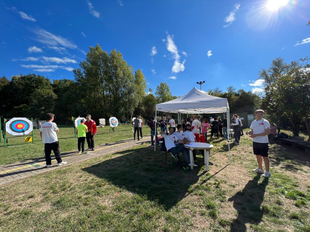 Gazebo dell'open day della Polisportiva Besanese